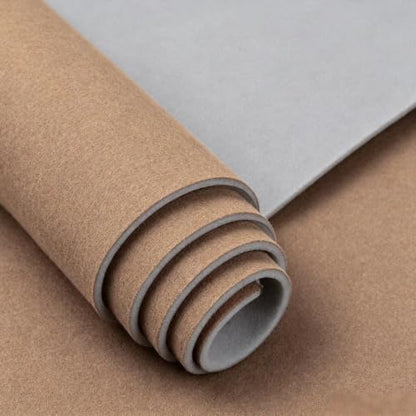 Brown Headliner Fabric Ultra-Fine Velvet - 96" L × 60" W Auto Head Liners, Fabric Tube Packaging with Foam Backing for Cars, Trucks, SUVs, RVs, Boats - Home Repair/DIY Headliner Material - color: Brown, size: 96"L×60"W