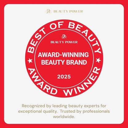 Beauty Power Tweezers for Women Facial Hair: Ultra Precision Tweezers for Women & Men, Sharp Slant Tweezer for Eyebrows, Ingrown Hair Removal. Professional Plucker, German Stainless Steel (Black) - color: Black
