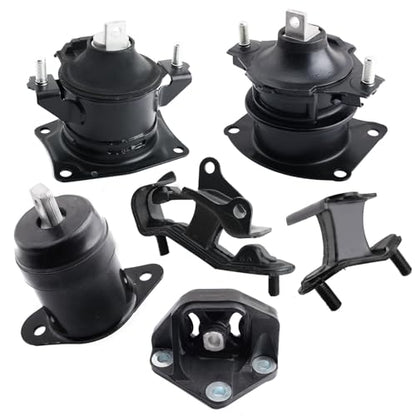 Engine Motor and Transmission Mount Kit Set of 6 - size: 2003-2008 Accord 3.0L
