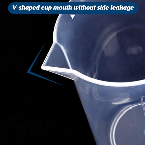 Plastic Measuring Cups, 100ml, Set of 15, for Liquid Measurement and Scientific Experiments (Pack of 3) - size: 100ML- 15pcs (Pack of 3), style: 100ML