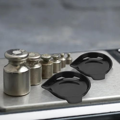 1 Set Black Weighing Pans, Easy to Organize