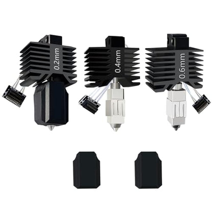Upgraded 3PK 0.2/0.4/0.6mm P1S Hotend for Bambu P1S/P1P Integrated Nozzle - size: 0.2/0.4/0.6mm