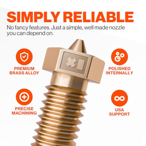Brass 3D Printing Nozzle Volcano 0.60mm - size: 0.60mm, style: Volcano