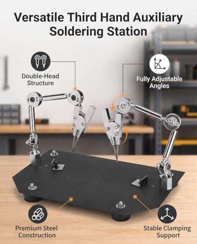 Welding Work Clip, Sturdy Auxiliary Welding Work Clip Jewelry Welding Fixture Table Clip Clamp for Soldering Repairing Small Object Observation
