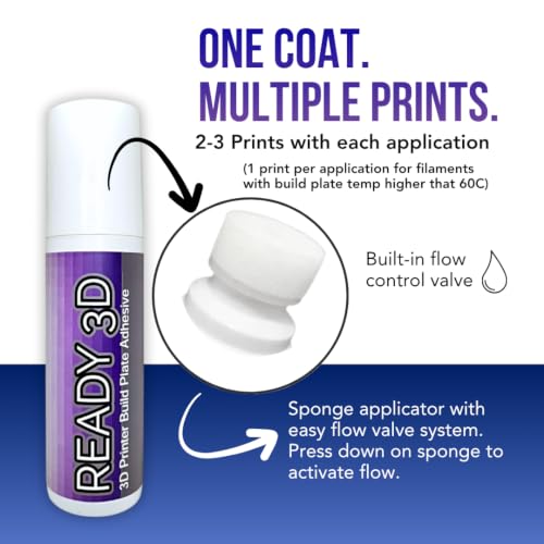 Printer High Quality Build Plate Cleaner, Rinse-Free Formula (Build Plate Adhesive 3.38oz & Build Plate Cleaner 16oz,12"x12" Microfiber Cleaning Towel) - style: Build Plate Adhesive 3.38oz & Build Plate Cleaner 16oz,12"x12" Microfiber Cleaning Towel