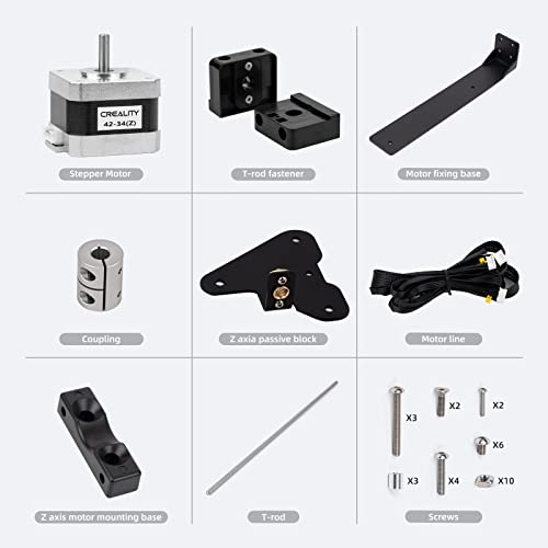 Creality 3D Printer Ender 3 Dual Z-axis Upgrade Kit Bundle with 74Pcs 3D Printing Tool Wrap Kit