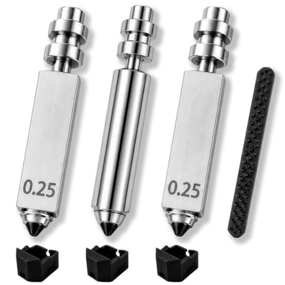 3PCS 0.25mm Hardened Steel Nozzles Fit for Anycubic Kobra X Kobra X Combo - size: 0.25MM