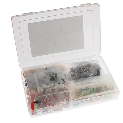 1490 Pcs Electronic Component Kit Assortment Box for DIY Project