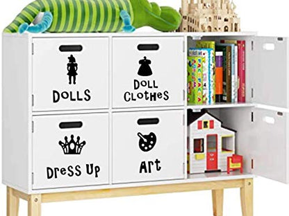 Toys Storage Organization Labels