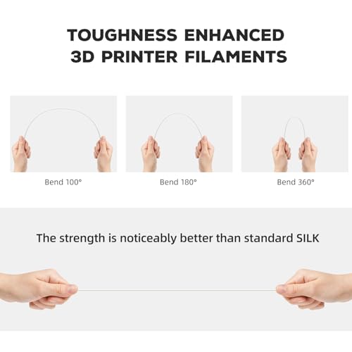 FLASHFORGE PLA Filament 1.75mm, 3D Printer Filament 1kg (2.2lbs) Spool, Dimensional Accuracy +/- 0.02mm, 3D Printing Filament Easy to Use and Fits for Most FDM 3D Printers (Natural) - color: Natural