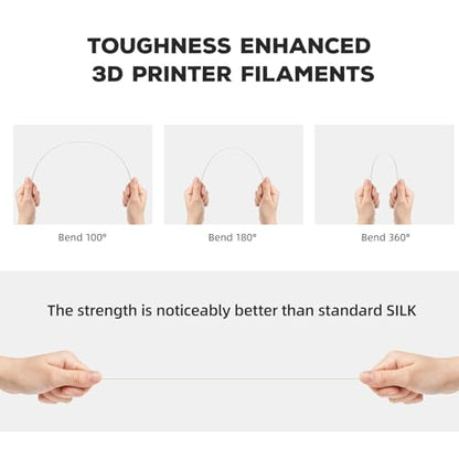 FLASHFORGE PLA Filament 1.75mm, 3D Printer Filament 1kg (2.2lbs) Spool, Dimensional Accuracy +/- 0.02mm, 3D Printing Filament Easy to Use and Fits for Most FDM 3D Printers (Natural) - color: Natural