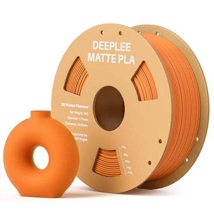 Matte PLA Filament 1.75mm 1kg Orange - color: 1*orange