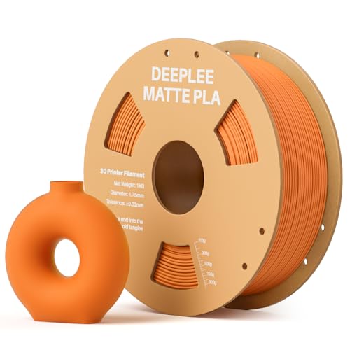 Matte PLA Filament 1.75mm 1kg Orange - color: 1*orange
