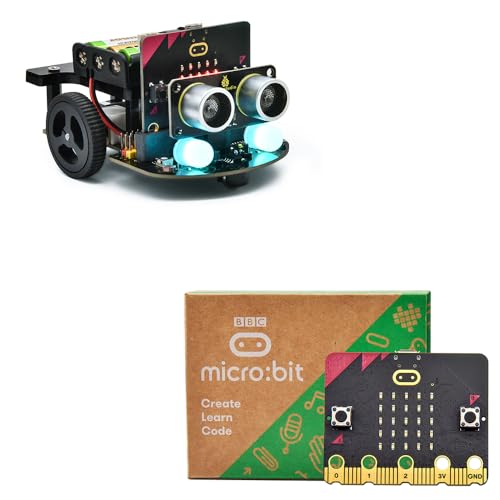 KEYESTUDIO Micro:bit V2 Robot Kit + Microbit V2.2 Board