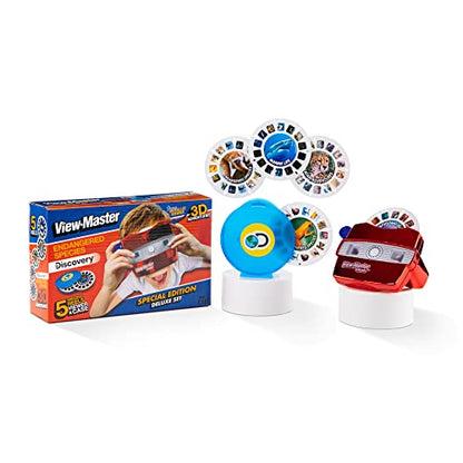 View Master Classic with Discovery Kids Reels - Metallic Viewfinder with 5 Reels Included - STEM, Retro, Nature Learning Toy for Kids and Adults, Toddlers, Ages 3+ - Amazon Exclusive