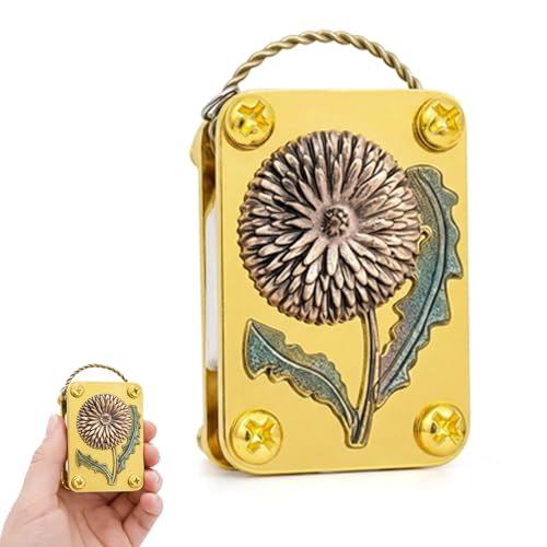 YXZVRF Mini Flower Press, Flower Press Keychain, Portable Pocket Flower Press for DIY Crafts and Nature Preservation, Ideal for Hiking and Botanical Art Projects