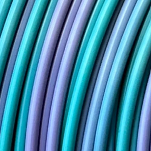 Cookiecad Silk PLA Filament Rainbow Gradient, Mermaid, 1.75mm 1kg - color: Silk Mermaid