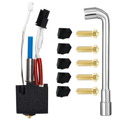 Hotend Kit for Anycbic Kobra 2, Assembled Print Hot End Kit Head Extruder Replacement Kit for Kobra 2, Kobra 2 Neo, Kobra 2 Pro, Kobra 2 Plus, Kobra 2 Max High Speed 3D Printers - style: for Kobra 2