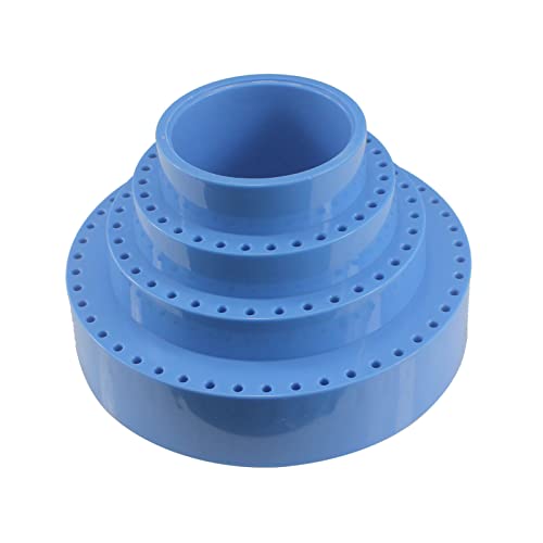 Rotary Bur Holder, 116 Hole Burr Storage Box for Rotary Bits (Blue) - color: Blue