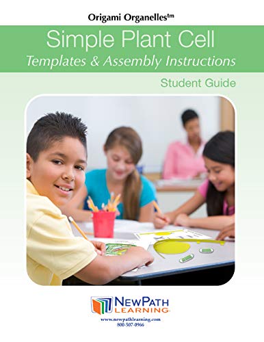 NewPath Learning Simple Plant Cell 3-D Paper Model Making Kit, Set/5 Full-Color, Paper Model Templates & Teacher Guide (24-7731)
