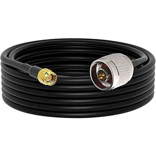 onelinkmore 25ft N Male to SMA Male RG58 Coax Cable for Antenna & SDR - size: 25FT