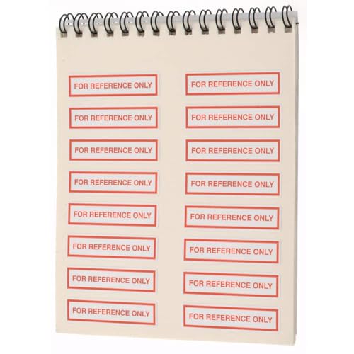 SPI 14-109-3 Removable Adhesive for Reference ONLY Labels: 2" x 1/2", Red on White (160 Count) - style: Reference Only