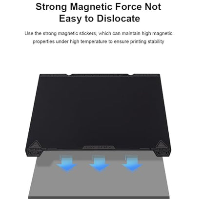 Creality K1 Max Smooth PEI Build Plate Kit, Flexible Spring Steel Platform with Smooth PEI Surface and Magnetic Base Sheet Kit for K1 Max 315x310mm - size: K1 Max Smooth PEI