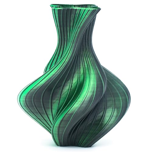 Silk Dual Color Black Green PLA 1.75mm 1kg Shiny 3D Printer Filament FDM - color: A_pla-2ssc-16 Silk Black+green