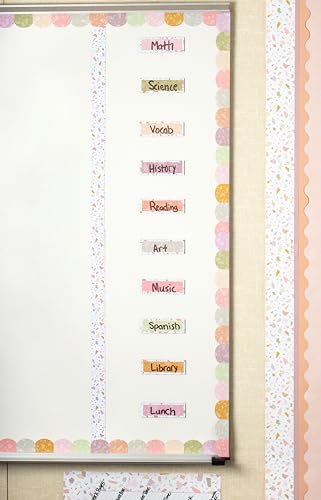 Teacher Created Resources Terrazzo Tones Labels Magnetic Accents (TCR77066)
