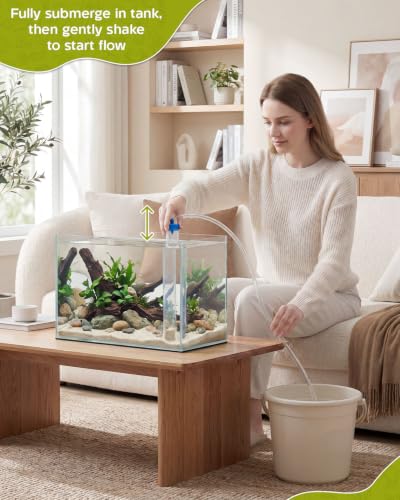 5 Gallon Glass Aquarium Starter Kit, Rimless Fish Tank - color: Transparent, size: 5 Gallon
