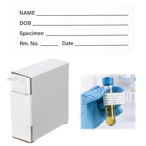 420 Pcs Pathology Labels, 2.25" x 0.875", Dispenser Box - style: Dispenser Box