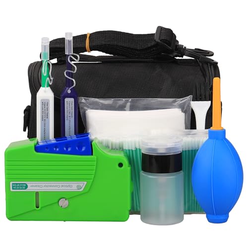 Fiber Optic Cleaning Kit Equipped with dust-Free Paper Cleaning Cotton swabs and Brushes Cleaning Box 1.25MM/2.5MM Cleaning Pens for SC/LC/FC Connections - size: 1PCS, style: Cleaning Small Set No.4