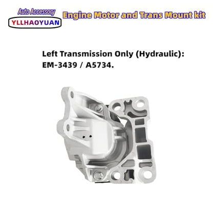 Yllhaoyuan Set of 3 Motor Mounts for Explorer 3.5L NA (Non-Turbo) 2011-2015 - size: 2011-2015 Explorer 3.5L