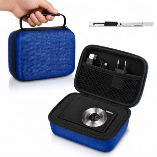 Relaxweex Hard Case with Foam, 7.8 X 6.3 X 3.5 Inch, Blue - color: Blue, size: 7.8 x 6.3 x 3.5 inch