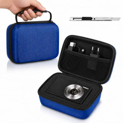 Relaxweex Hard Case with Foam, 7.8 X 6.3 X 3.5 Inch, Blue - color: Blue, size: 7.8 x 6.3 x 3.5 inch