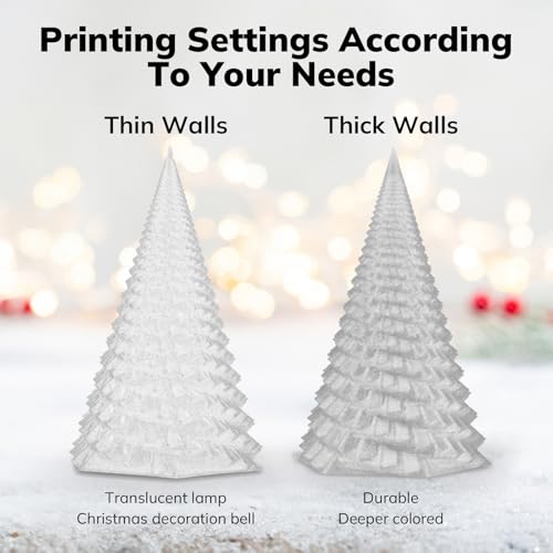 AMOLEN Shiny Glitter PLA 3D Printer Filament 1.75mm Shiny Silver with Sparkles and Glitters Dimensional Accuracy +/- 0.02mm 1KG/2.2lbs - color: Shiny Glitter Silver