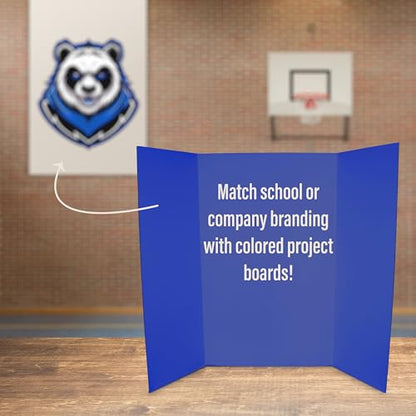 Flipside Products 36” x 48” Foam Project Boards for Presentations, Science Fair, School Projects, Event Displays and Trifold Picture Board - Blue - 3/16'' Thick 3 Pack - color: Blue, style: 3 Pack