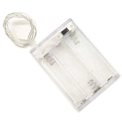4PCS AA LED String Battery Holder and Screws,3 x 1.5V 3Slot AA Battery Holder and Switch for LED String Light DIY or Fixing - color: Style-B