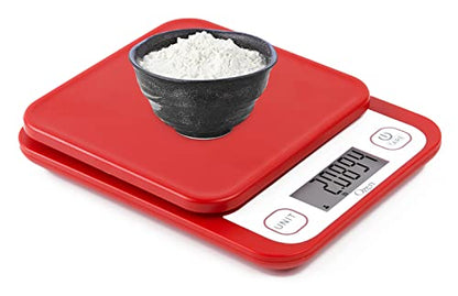 Ozeri® Garden and Kitchen Scale II with 420 Variable Graduation Technology® - color: Red