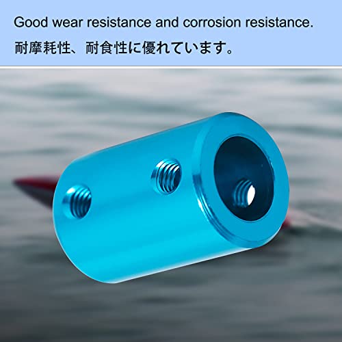 8mm to 8mm Rigid Couplings Set Screw Shaft Stepper Motor, Length 25mm / 1" Motor Coupler Connector Rigid with Screw for 3D Printer, RC Robot, Car Model Shaft, CNC Machine, DIY Encoder 4 Pcs - size: 8mm to 8mm, style: Blue