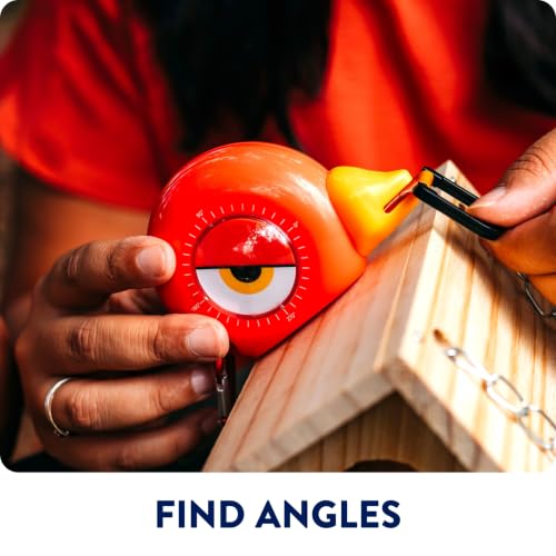 Handy Famm Kids Tape Measure, 8ft Retractable Measuring Tape, Blue Toto - color: Blue Tape Measure