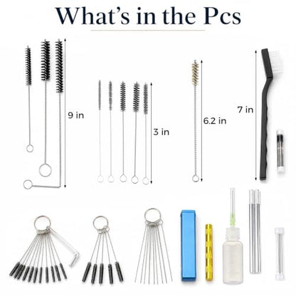 Sprayer Cleaning Brush Kit for HVLP, Gravity & Suction Sprayers, Universal
