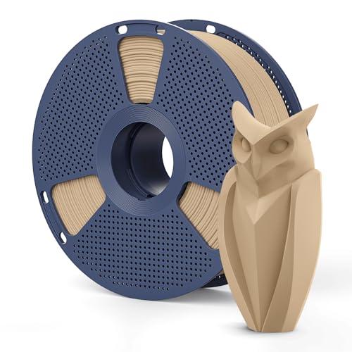 SUNLU Real Wood Fiber PLA Filament 1.75mm, 1KG (2.2LBS), Maple Wood - color: A-woodpla-1kg-maplewood