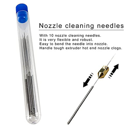 MK8 Nozzles 24 pcs Assorted Sizes 3D Printer Extruders Brass Nozzles - size: MK8 Brass, style: Kit: Various Nozzles