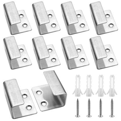 Luomorgo Tile Display Wall Hanger, Large, Silver, 10 Pcs - size: Large Silver