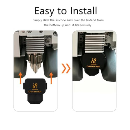 Hotend Care Kit:10Pcs Silicone Sock & 3Pcs Brush for Bambu Lab A1 mini - size: For A1 Mini
