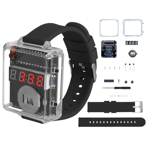 PEMENOL DIY Digital Watch Soldering Kit for Beginners