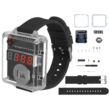 PEMENOL DIY Digital Watch Soldering Kit for Beginners
