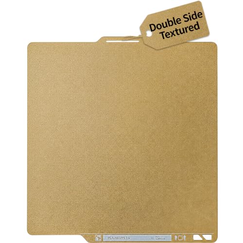 Thickened P2S/P1S Build Plate with QR Code for Bambu Lab, Double-Sided Textured PEI Plate for Bamboo Lab P1S/P2S/A1/X1C/P1P/X1/X1E 3D Printer, 10.12x10.12 inch 3D Printer Accessories. - color: Textured PEI Coated