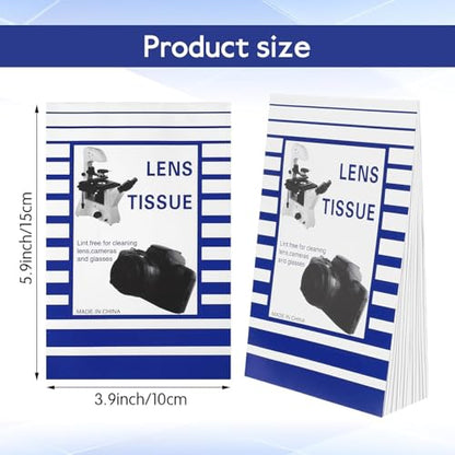 500 Pcs Lens Paper Microscope Lens Tissue Cleaner